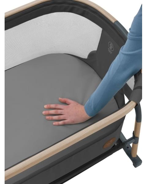 Колыбель Maxi-Cosi Iora Air Beyond (c колесами), Graphite Eco (Графитовый)