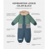 Комбинезон Leokid Color Block, Blue Shade (Синий)