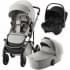 Коляска 3 в 1 Britax Roemer Smile 5Z LUX, Linen Grey + BABY-SAFE CORE Space Black