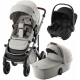 Коляска 3 в 1 Britax Roemer Smile 5Z LUX, Linen Grey + BABY-SAFE CORE Space Black
