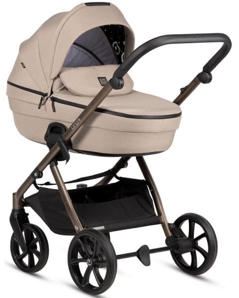 Детская коляска Tutis Uno 6 Plus Essential collection 3 в 1 с автокреслом Elo Lux EduSky Black 1602146 Nougat