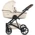 Детская коляска Tutis Viva 6 Plus Leather 3 в 1 с автокреслом Elo Lux EduSky Black 1612086 Vanilla