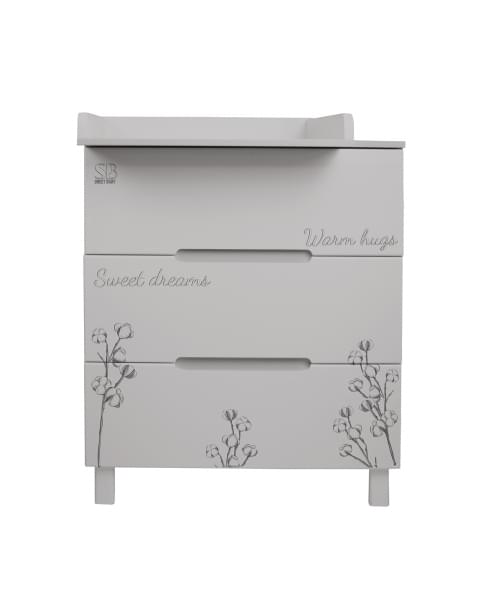 Пеленальный комод Sweet Baby Arte кашемир/хлопок