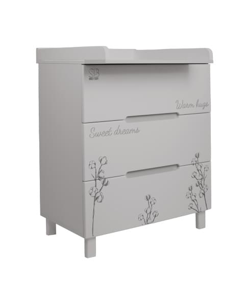 Пеленальный комод Sweet Baby Arte кашемир/хлопок