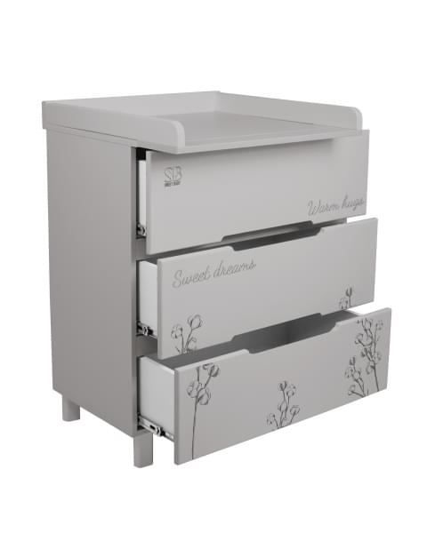 Пеленальный комод Sweet Baby Arte кашемир/хлопок