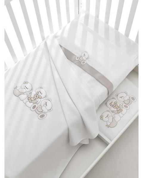 Детская кровать Erbesi Mirtillo белый/песочный