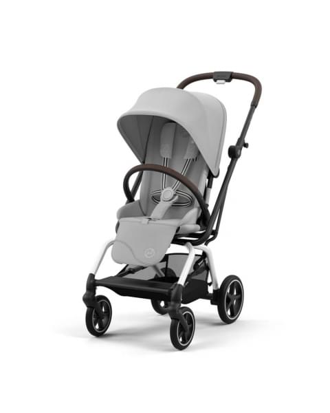 Прогулочная коляска Cybex Eezy S Twist+2 цвет Fog Grey шасси Silver