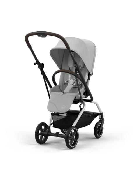 Прогулочная коляска Cybex Eezy S Twist+2 цвет Fog Grey шасси Silver