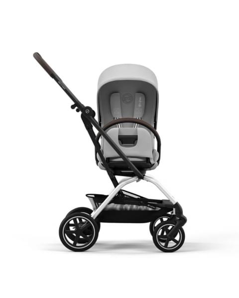 Прогулочная коляска Cybex Eezy S Twist+2 цвет Fog Grey шасси Silver