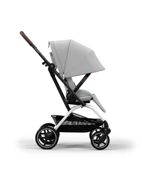 Прогулочная коляска Cybex Eezy S Twist+2 цвет Fog Grey шасси Silver