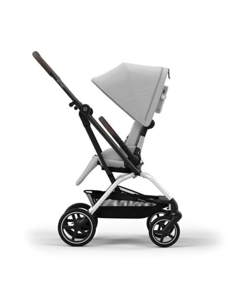 Прогулочная коляска Cybex Eezy S Twist+2 цвет Fog Grey шасси Silver