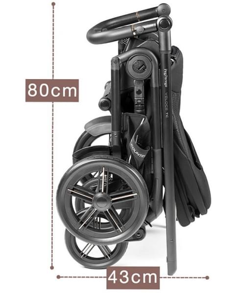 Прогулочная коляска Peg Perego Veloce TC New True Black