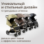 Коляска прогулочная UNIX Kids Vento / Венто тёмно-серый