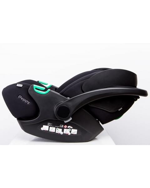 Детская коляска Peppy Monaco GP 3 в 1 с автокреслом Verona Antrazit рама графит
