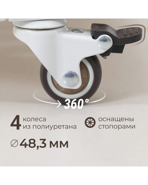 Детская кроватка UNIX Kids Premium / Премиум белый