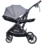 Детская прогулочная коляска Farfello Fest Lux Серый/Grey FL-3 черная рама