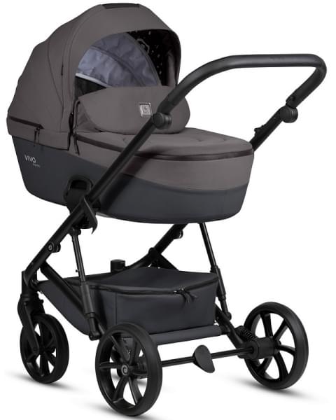 Детская коляска Tutis Viva 6 Plus Essential 3 в 1 с автокреслом Elo Lux EduSky Black 1612072 Periscape