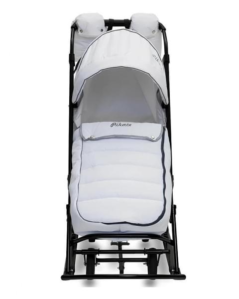 Детские санки-коляска Pikate Onyx белый