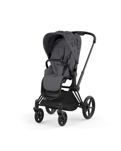 Сменный чехол Seat Pack для коляски Cybex Priam IV Fashion Collection, FE Simply Flowers Grey (Серый)
