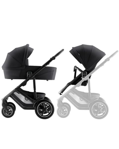 Коляска 3 в 1 Britax Roemer Smile 5Z Style и автокресло Baby-Safe PRO Style Carbon Black Carbon Black