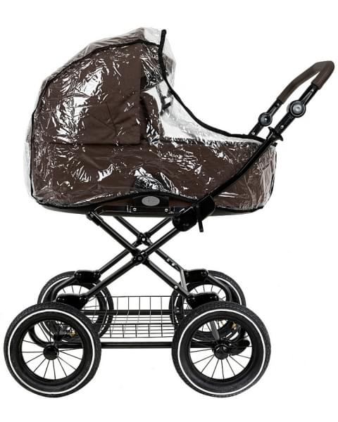 Детская коляска Roan Bass Next Classic 2.0 d12 3 в 1 с автокреслом Tutis Elo Lux EduSky Black BNC/83/2 Turkish Coffe/Black/руч.Cappuccino