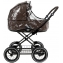 Детская коляска Roan Bass Next Classic 2.0 d12 3 в 1 с автокреслом Tutis Elo Lux EduSky Black BNC/83/2 Turkish Coffe/Black/руч.Cappuccino
