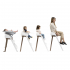 Стульчик для кормления Chicco Crescendo Up, Pearl Copper (Бежевый)