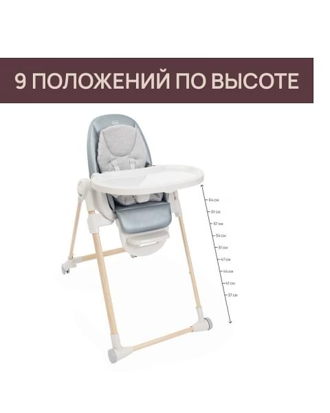 Стульчик для кормления Chicco Polly Armonia, Greenery (Зеленый)