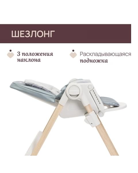 Стульчик для кормления Chicco Polly Armonia, Greenery (Зеленый)