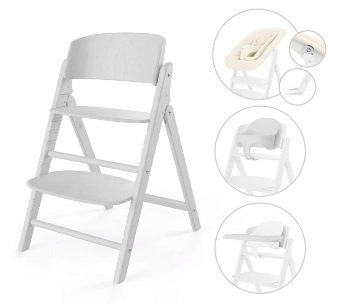 Стульчик для кормления Cybex Click & Fold 4 в 1 All White