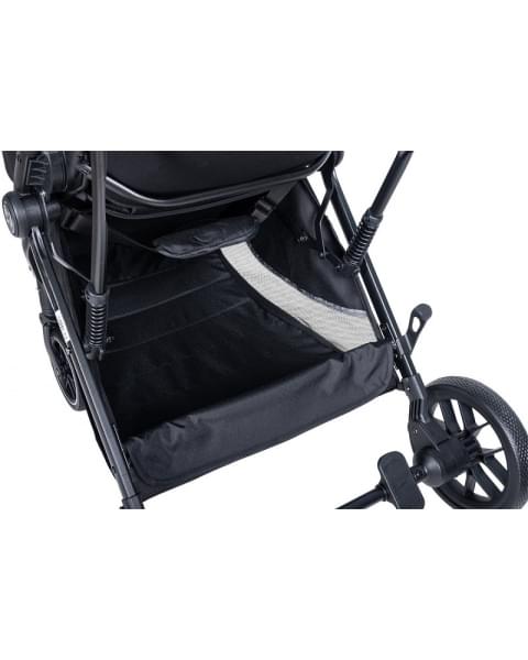 Детская прогулочная коляска Farfello Fest Lux Серый/Grey FL-3 черная рама