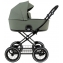 Детская коляска Roan Bass Next Classic 2.0 d12 3 в 1 с автокреслом Tutis Elo Lux EduSky Black BNC/82/2 Sage Green/Black/руч.Black