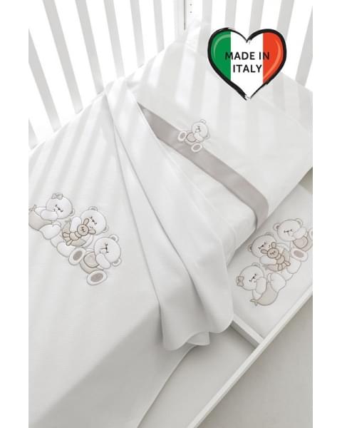 Детская кровать Erbesi Mirtillo белый/песочный