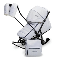 Детские санки-коляска Pikate Onyx белый
