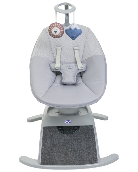 Креслице-качалка (шезлонг) детское Chicco Comfy Wave Silverspring