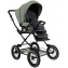Детская коляска Roan Bass Next Classic 2.0 d12 3 в 1 с автокреслом Tutis Elo Lux EduSky Black BNC/82/2 Sage Green/Black/руч.Black