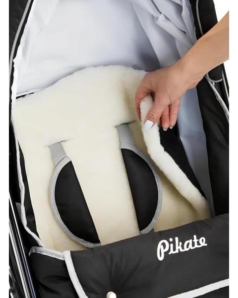 Детские санки-коляска Pikate Onyx белый