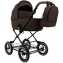 Детская коляска Roan Bass Next Classic 2.0 d12 3 в 1 с автокреслом Tutis Elo Lux EduSky Black BNC/83/2 Turkish Coffe/Black/руч.Cappuccino