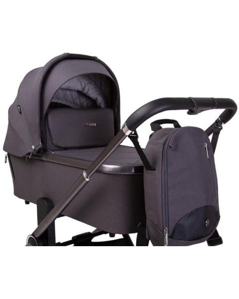 Детская коляска Peppy Monaco GP 3 в 1 с автокреслом Verona Antrazit рама графит