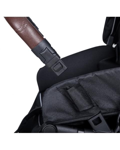 Детская прогулочная коляска Farfello Fest Lux Серый/Grey FL-3 черная рама