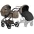 Детская коляска Tutis Viva 6 Plus Leather 3 в 1 с автокреслом Elo Lux EduSky Black 1612083 Cedar