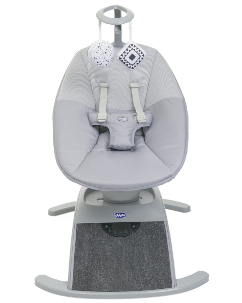 Креслице-качалка (шезлонг) детское Chicco Comfy Wave Silverspring