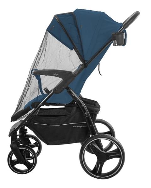 Детская прогулочная коляска Indigo Epica XL синий