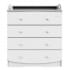 Комод Indigo Classic 800/4 c откидным пеленальным столиком, МДФ, ЛДСП