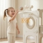 Игровой комплекс с горкой UNIX Kids Звезда Star бежевый