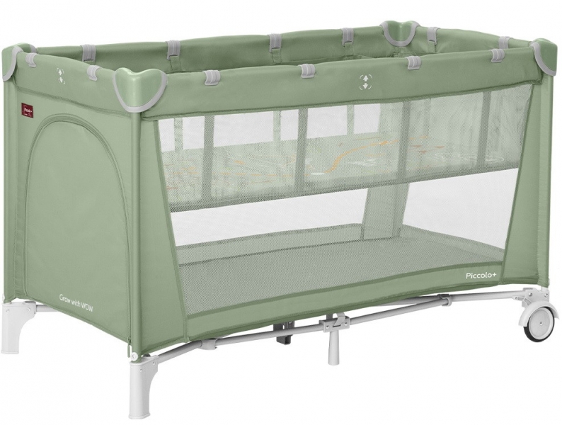 Манеж-кровать Carrello Piccolo Plus CRL-11501/2 Mint Green