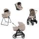 Коляска Inglesina Aptica Darwin i-Size 2026 3 в 1 Vicune Beige