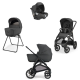 Коляска Inglesina Aptica XT Darwin i-Size 2026 3 в 1 Magnet Grey