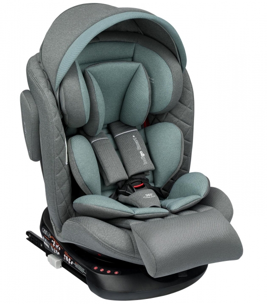 Автокресло Indigo Smart plus Isofix серый-зеленый