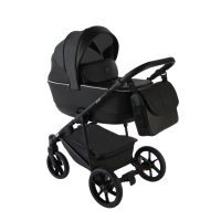Детская коляска Sevillababy Tisso 2 в 1 черный экокожа